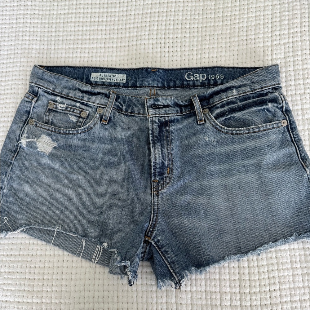 Gap Women's Blue Denim Shorts